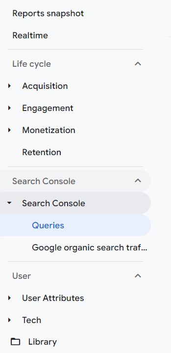 GA4 Google Search Console - Google Analytics - An Author's Guide to Blog Post Metrics
